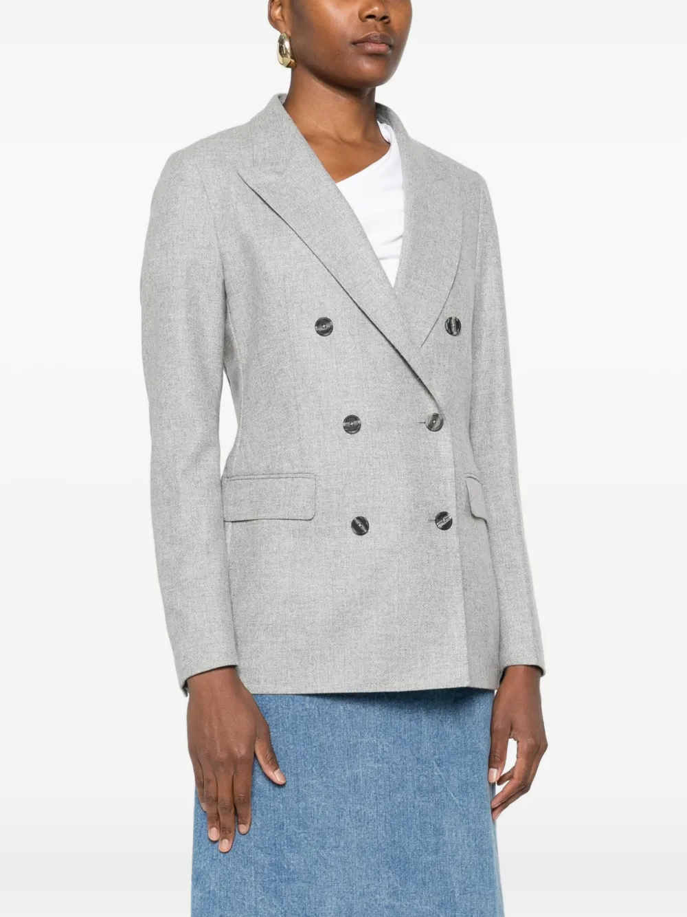 Tagliatore Doppelreihige Blazer In Gray