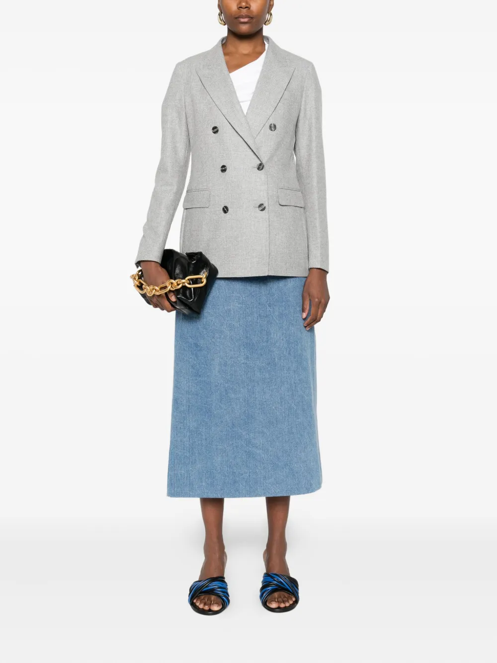 Tagliatore Doppelreihige Blazer In Gray