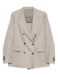 Tagliatore double-breasted wool blazer - Neutrals