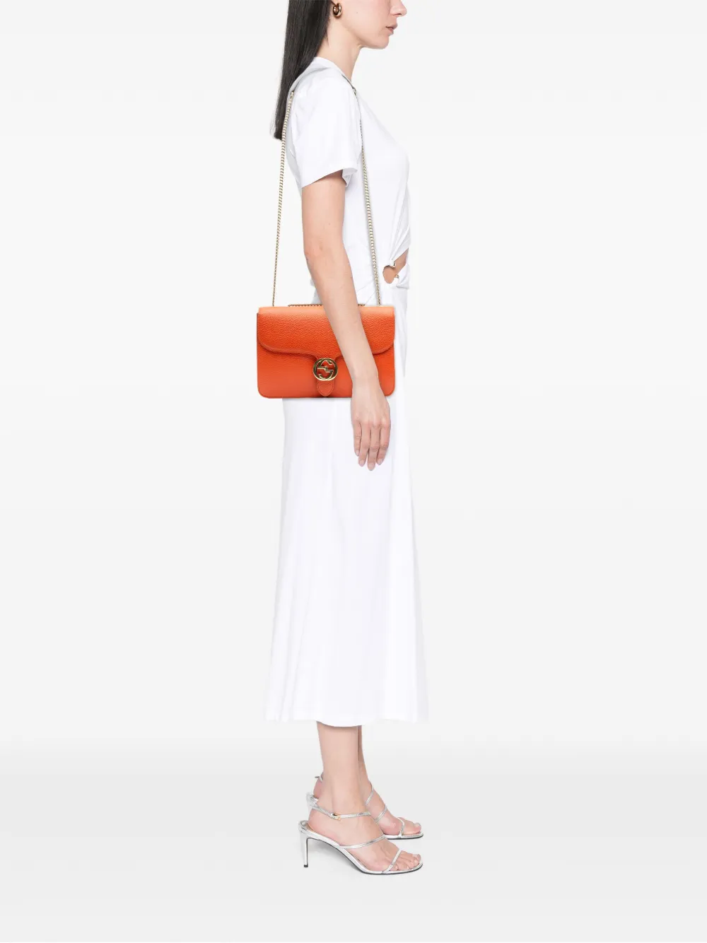 Gucci Pre-Owned 2016-2025 Medium Dollar Calfskin Interlocking G crossbody bag | Pre-Owned | Image 2