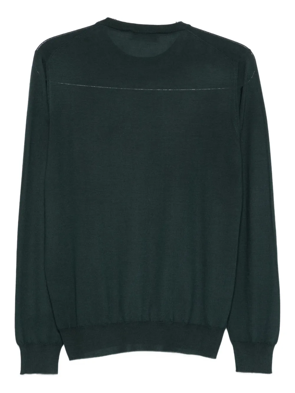 Mauro Ottaviani Crew-neck Long-sleeved Sweater In Green