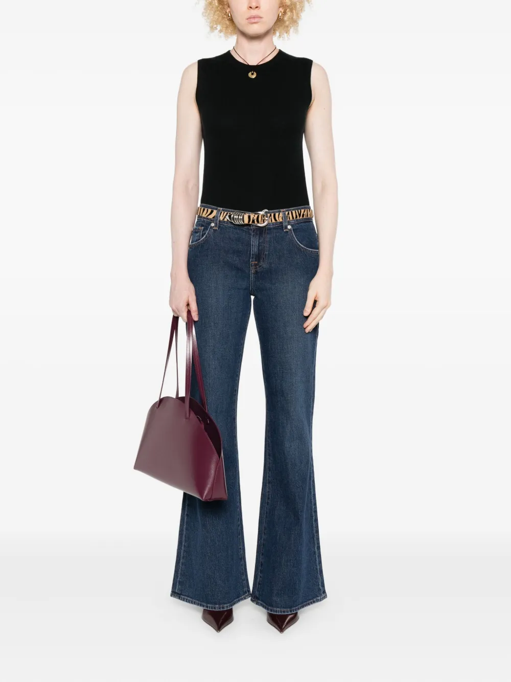 7 For All Mankind Spencer flared jeans - Blauw