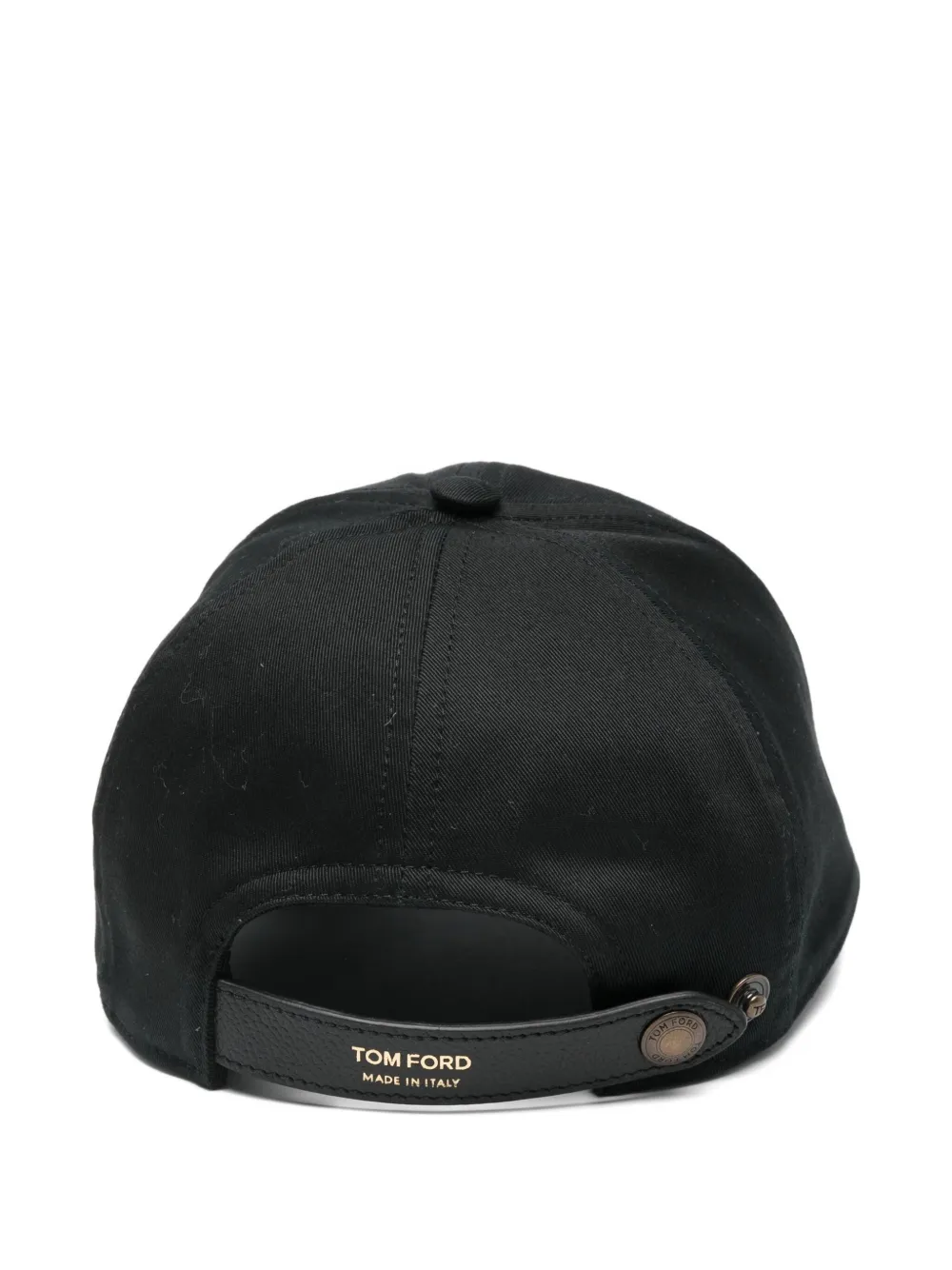 TOM FORD logo-embroidered cap - Zwart
