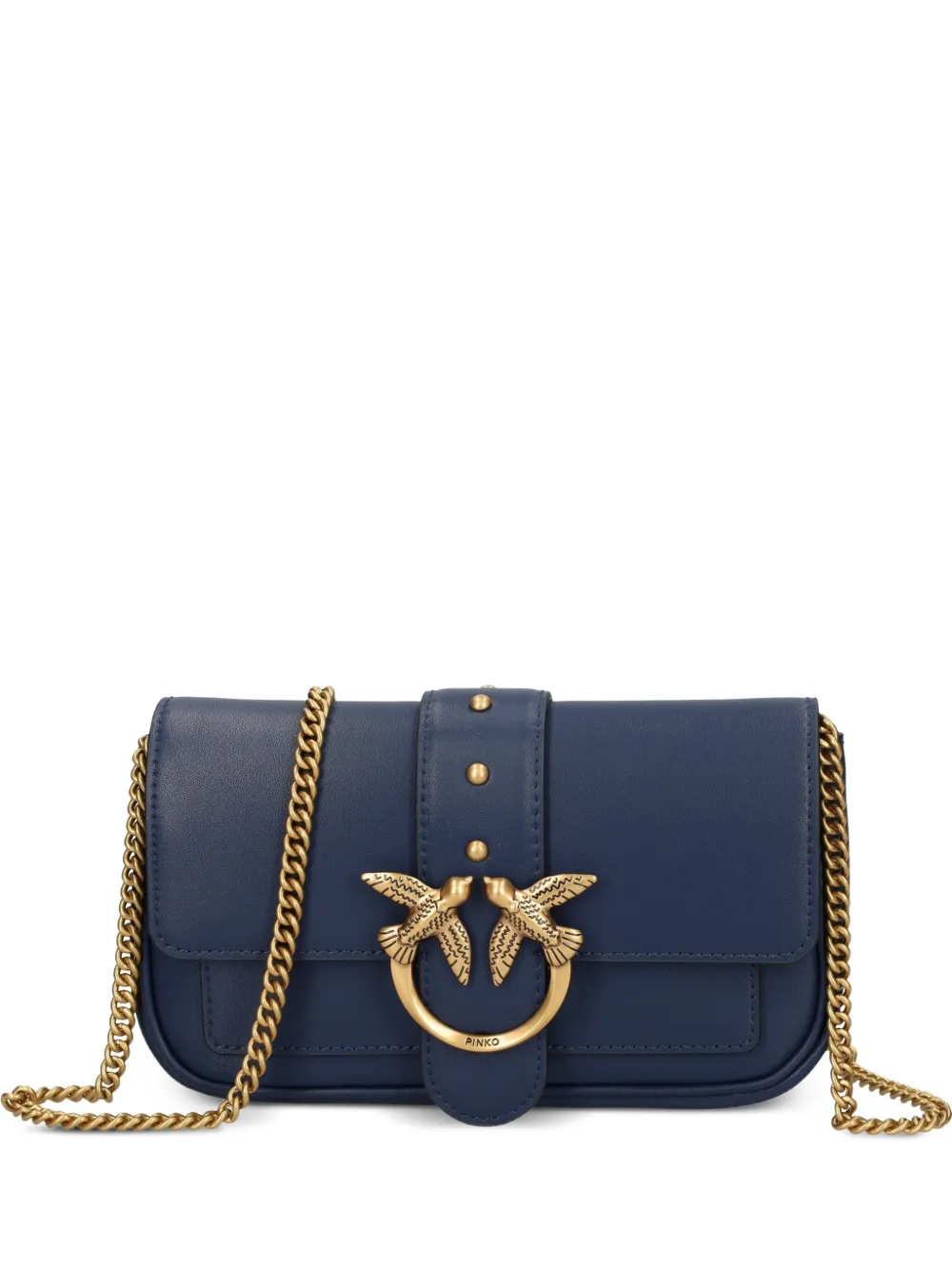 PINKO Pocket Love mini-crossbodytas Blauw