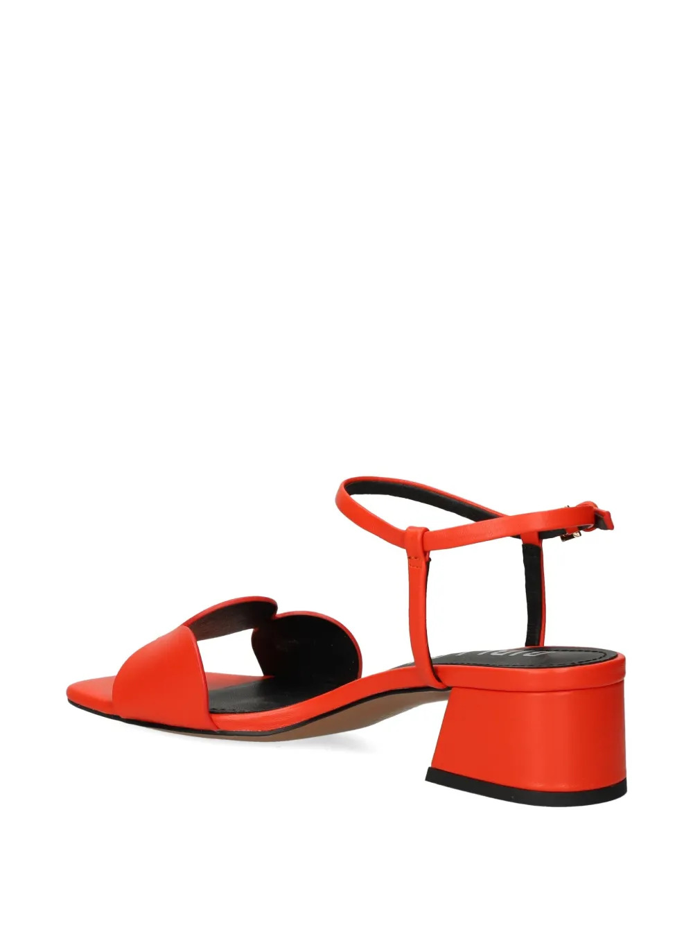 Bibi Lou block-heel round-embellishments heeled sandals Red
