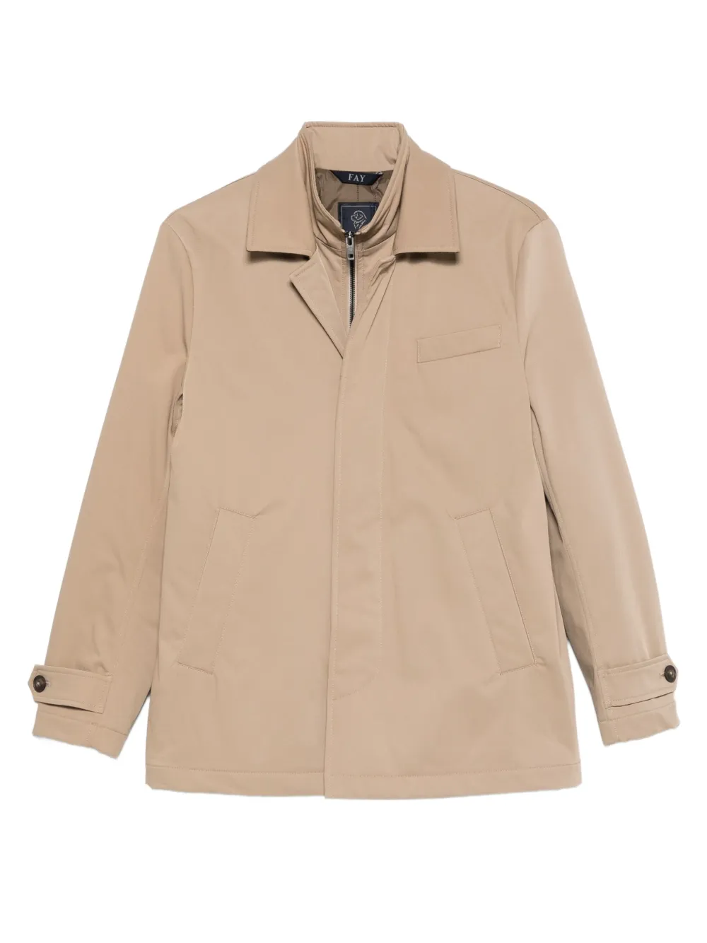 Fay double-layer welt-pocket jacket | Neutrals | Image 1