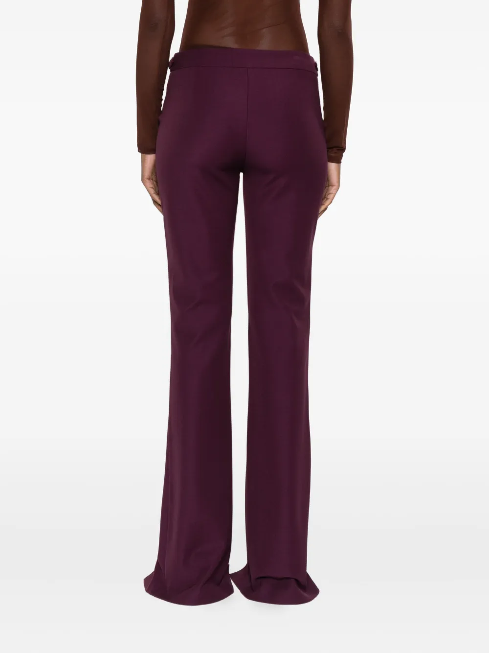 Versace Jeans Couture Cropped broek Rood
