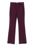 Versace Jeans Couture split-hem trousers - Red