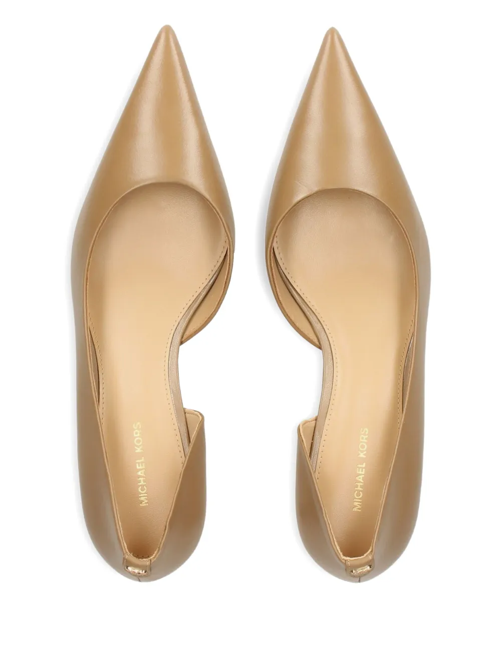Michael Kors kitten-heel pointed-toe pumps Brown
