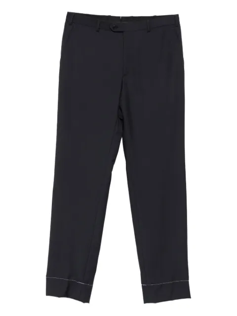 Brioni button-fastening cuffed trousers