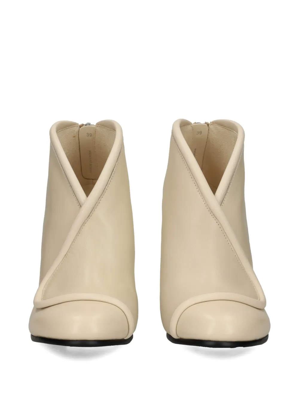 United Nude Eamz Collar Boots In Neutral