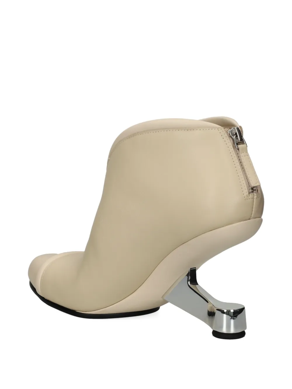 United Nude Eamz Collar Boots In Neutral
