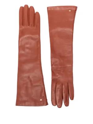 Maison Margiela フィンガーレス レザー手袋 | ブラウン | FARFETCH JP