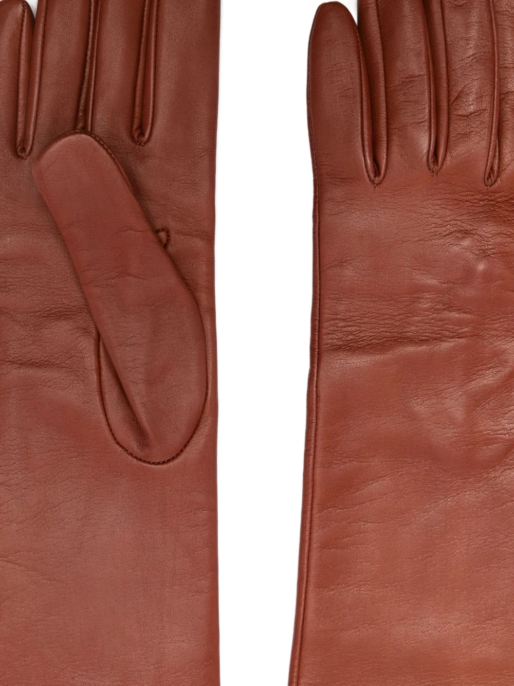 Max Mara Lamsleren handschoenen Bruin