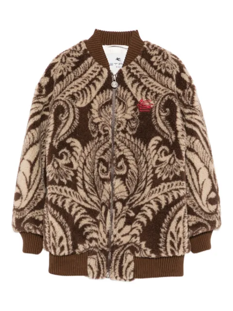ETRO KIDS paisley-pattern bomber jacket
