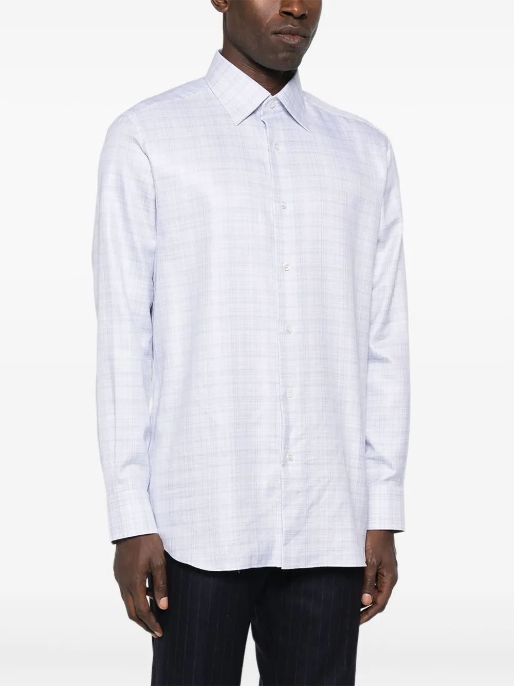 Brioni Overhemd met lange mouwen Wit