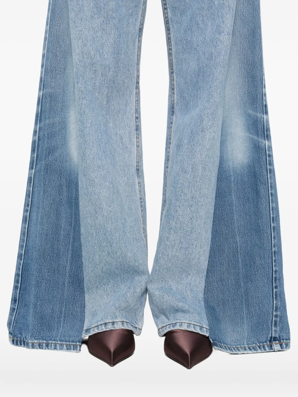 E.l.v Denim Denim Wide-leg Jeans In Blue