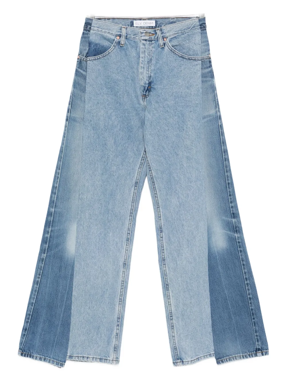 E.l.v Denim Denim Wide-leg Jeans In Blue