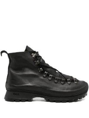 Yohji Yamamoto コンバットブーツ | ブラック | FARFETCH JP