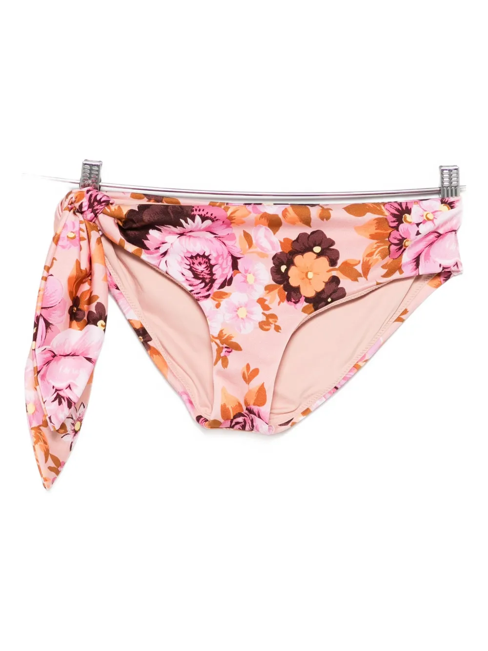 Chloé Floral-print Tie-side Bikini Bottoms In Multi