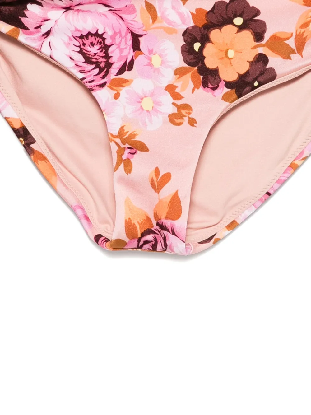Chloé Floral-print Tie-side Bikini Bottoms In Multi