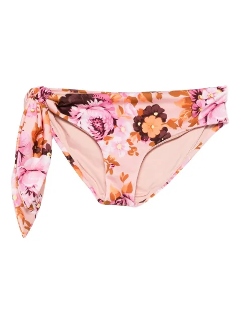 Chloé floral-print tie-side bikini bottoms