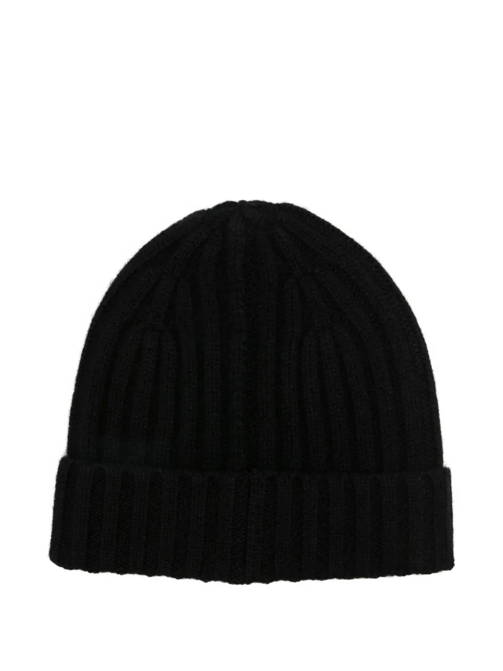 BeYou ribbed-knit cashmere beanie - Zwart
