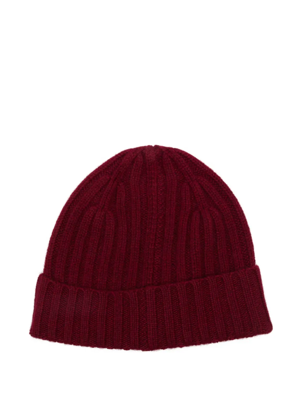 BeYou ribbed-knit cashmere beanie - Rood