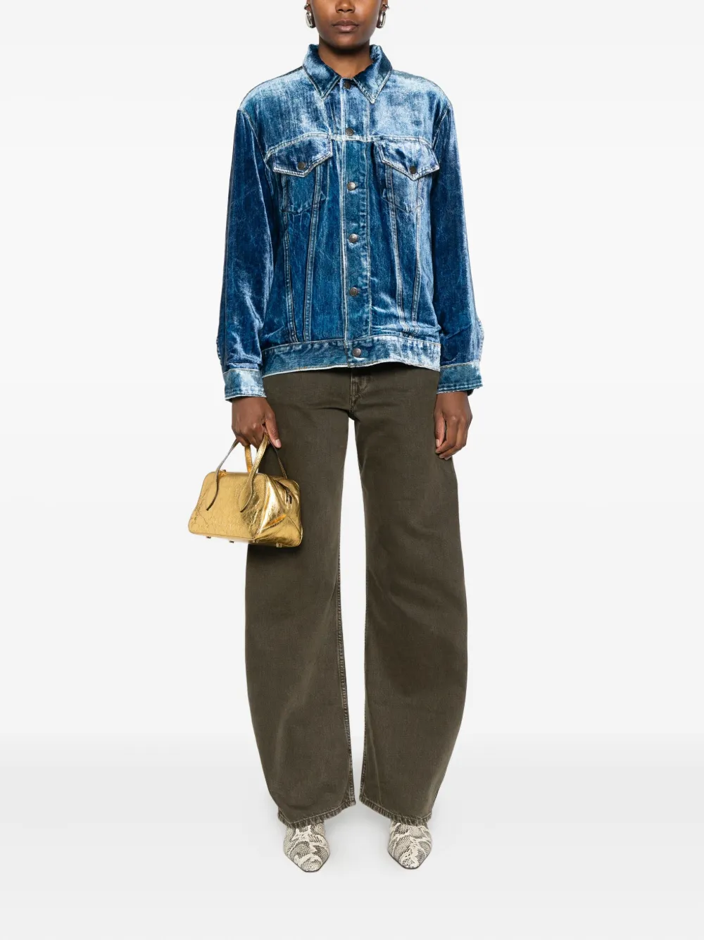 Pierre-Louis Mascia buttoned denim jacket | Denim Jackets | Image 2