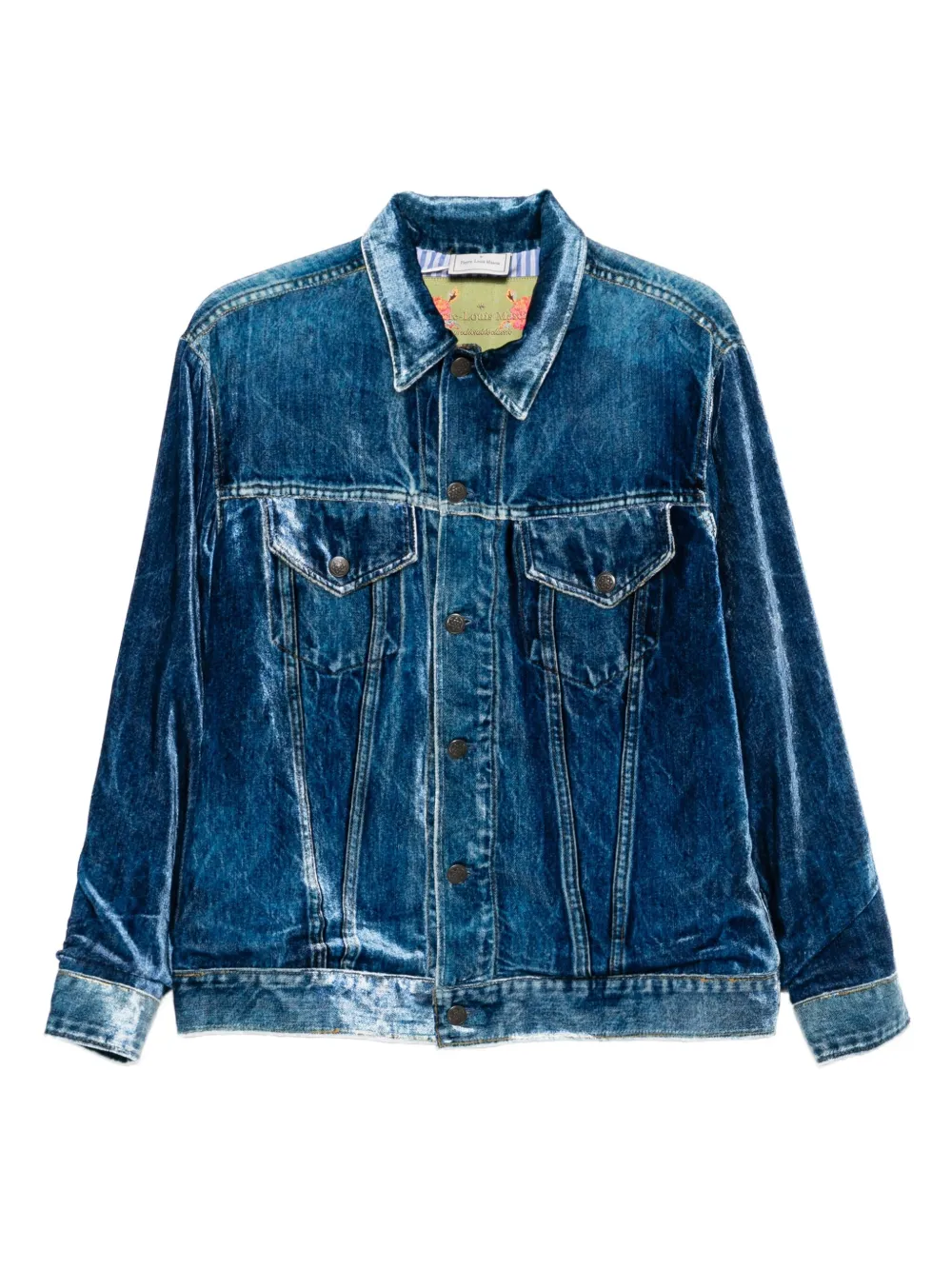 Pierre-Louis Mascia buttoned denim jacket | Blue | Image 1