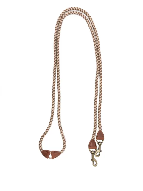 POLDO DOG COUTURE Timber braided leather dog leash