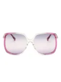 Chloé Eyewear square sunglasses - Gold