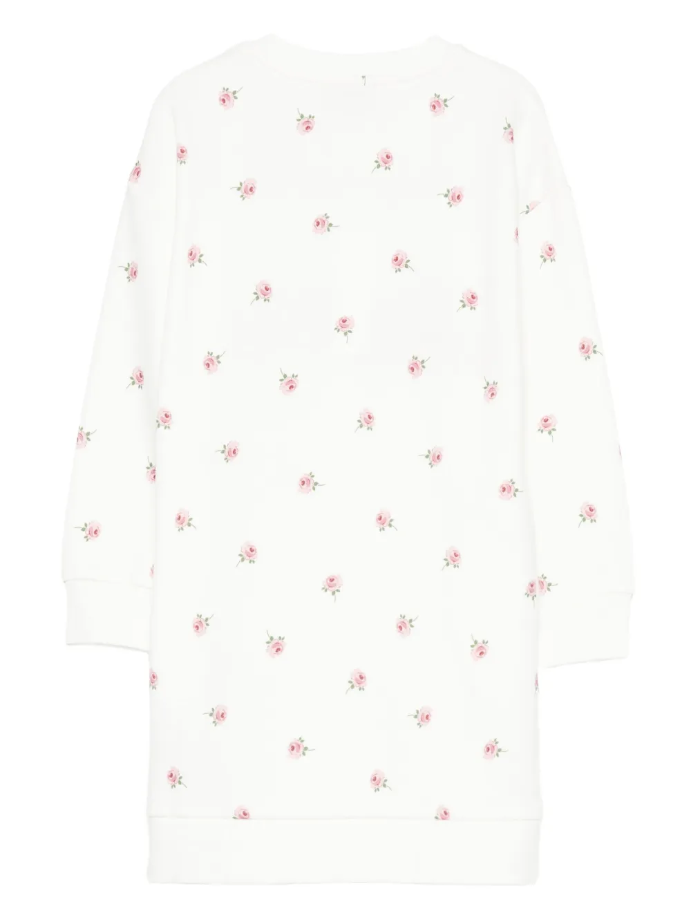Stella McCartney Kids floral-print zip-front dress Wit