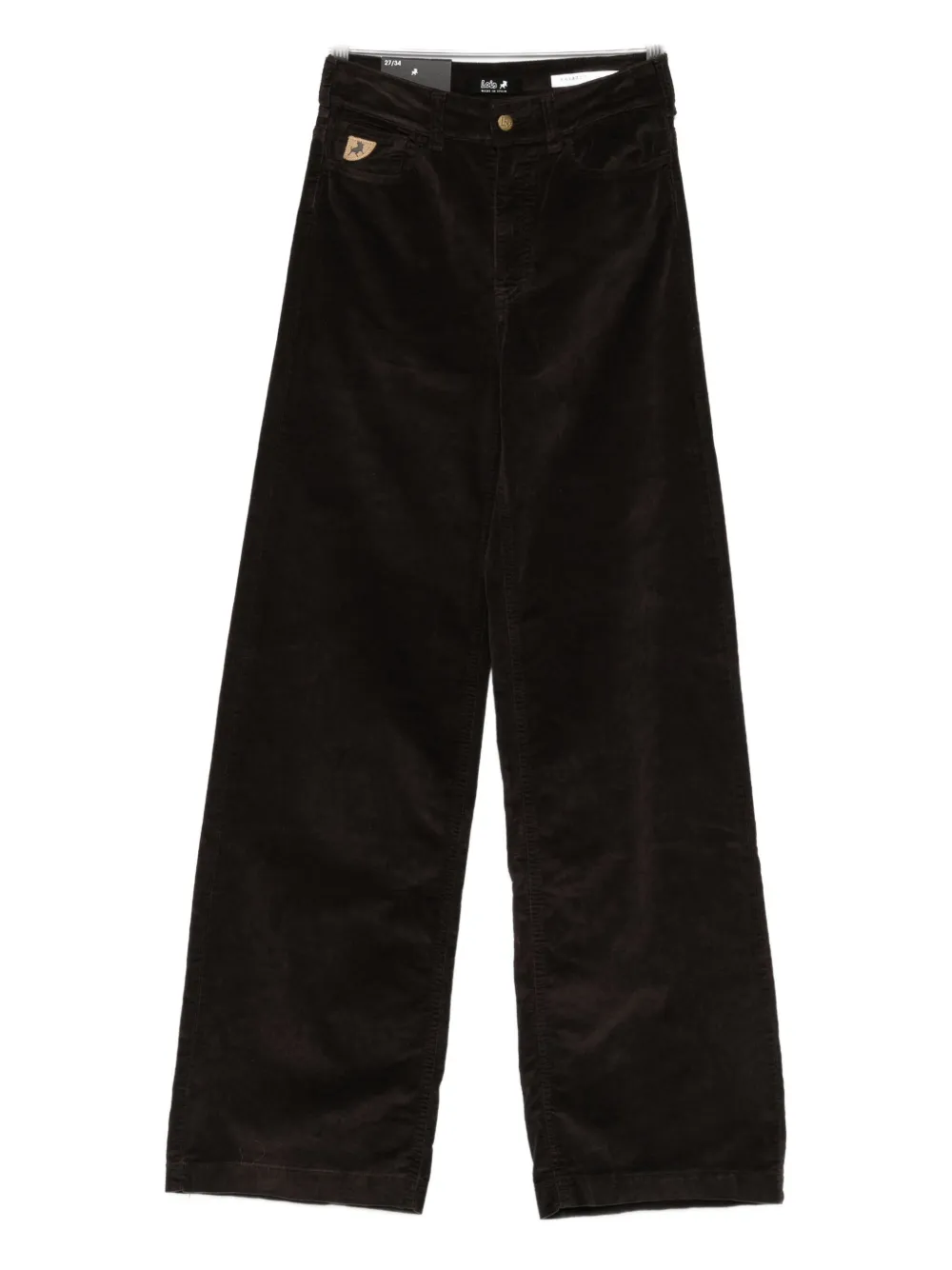 Lois Jeans Corduroy Patch-pocket Trousers In Multi