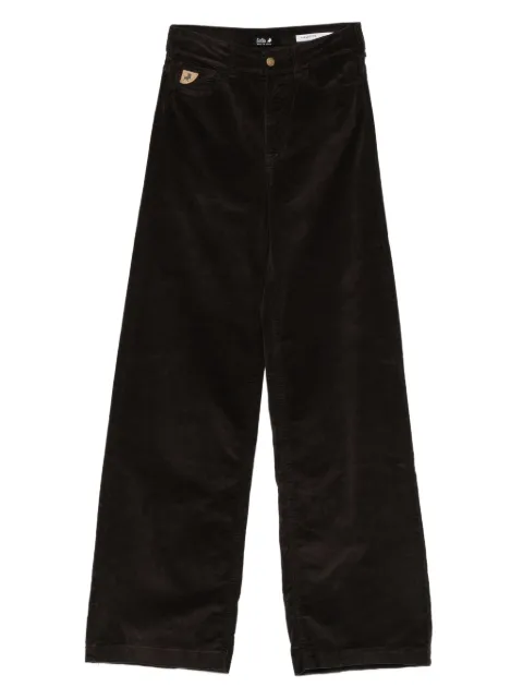 LOIS JEANS  corduroy patch-pocket trousers