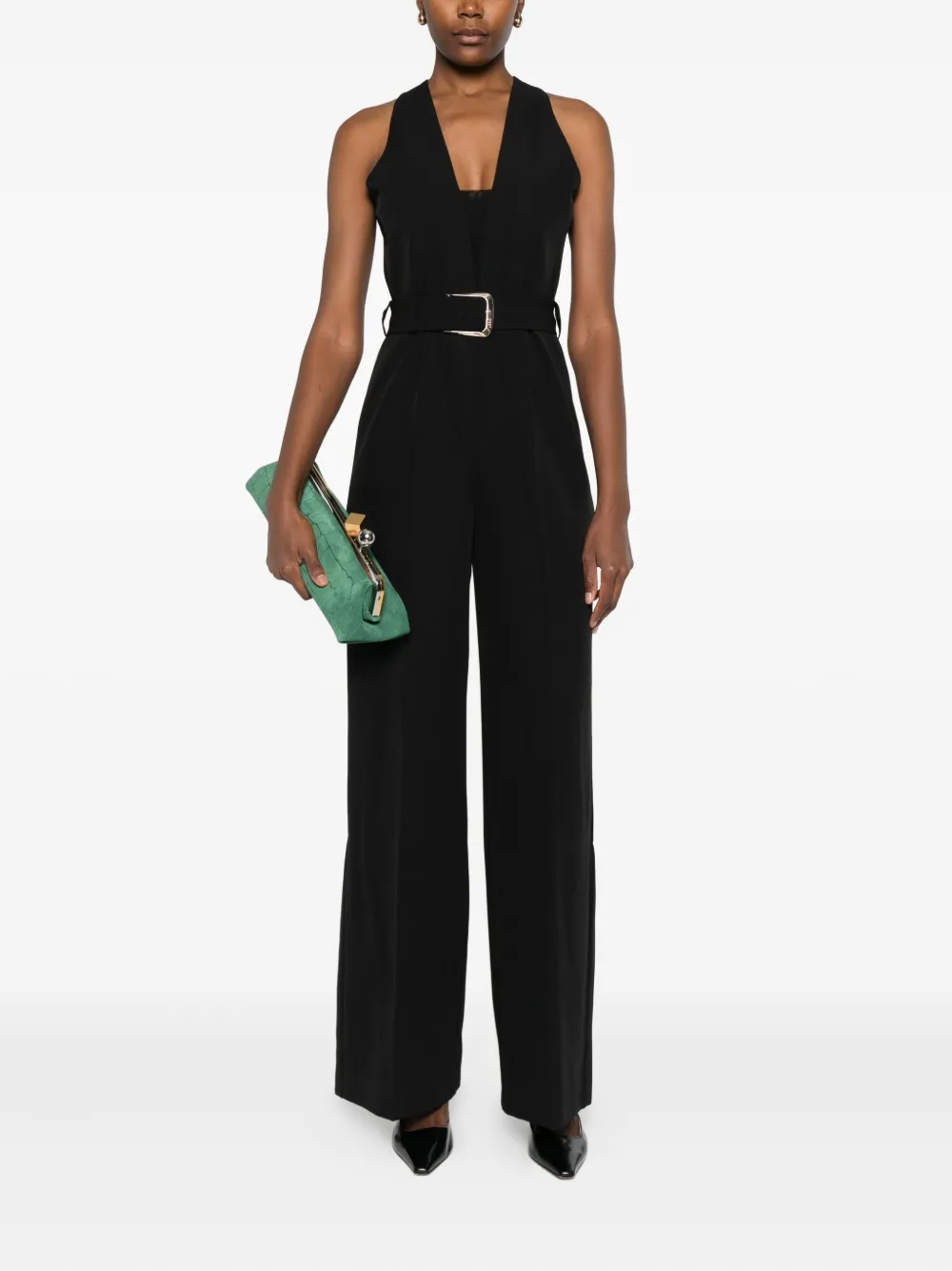 LIU JO Jumpsuit met ceintuur - Zwart