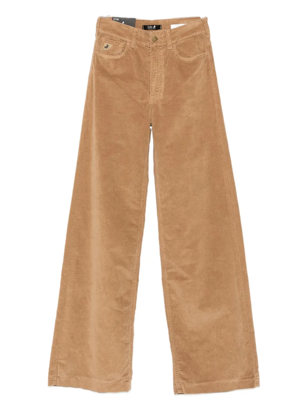 Lois Jeans Button Fly Trousers In Neutral