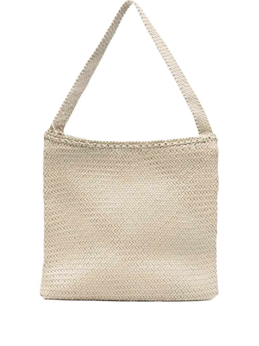 DRAGON DIFFUSION woven-leather shoulder bag | Neutrals | Image 1