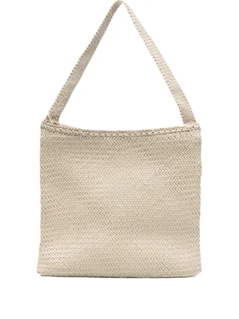 DRAGON DIFFUSION woven-leather shoulder bag