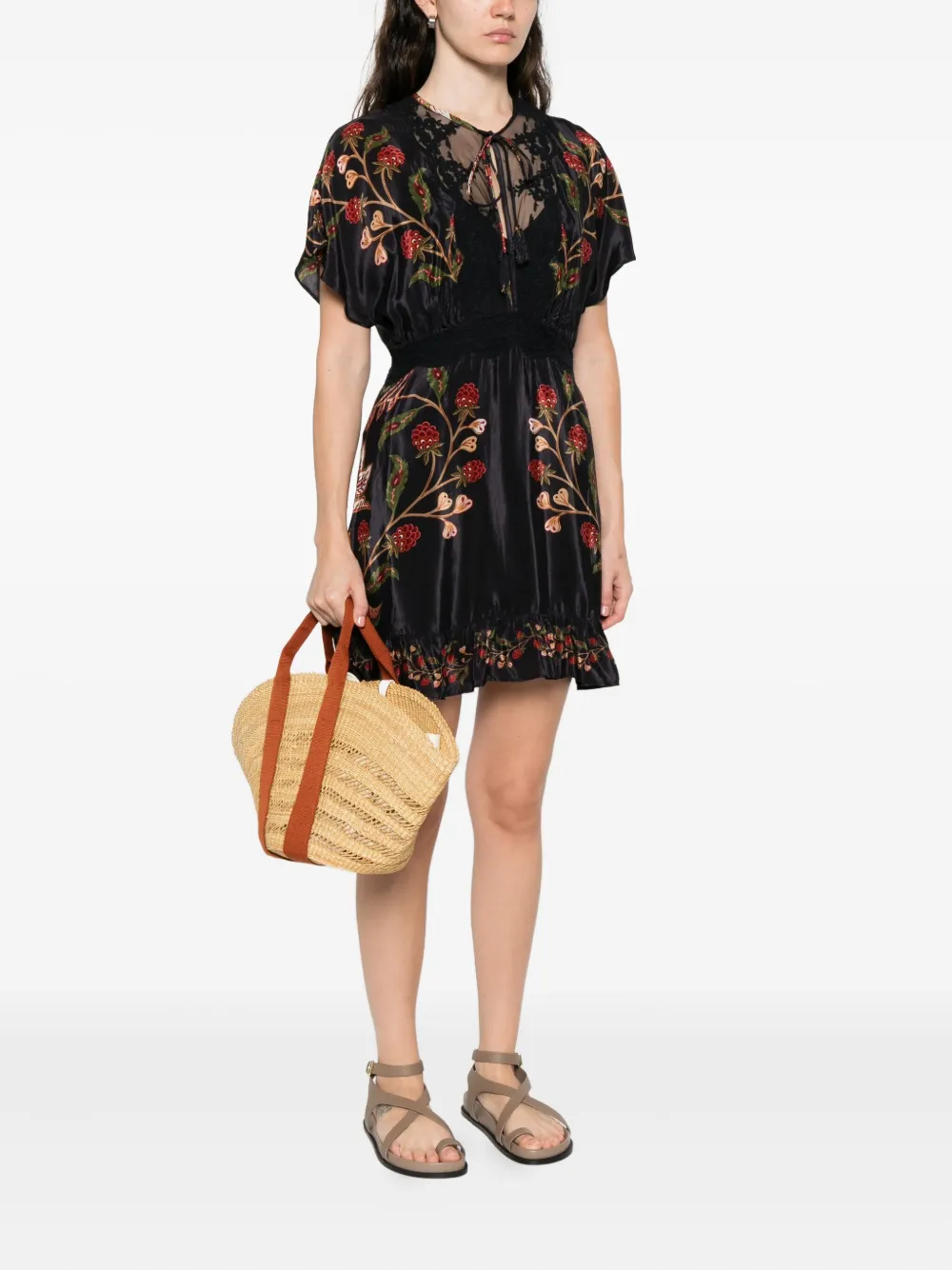 Muun straw shoulder bag | Image 2