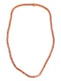 Izabel Display Tennis square necklace - Orange
