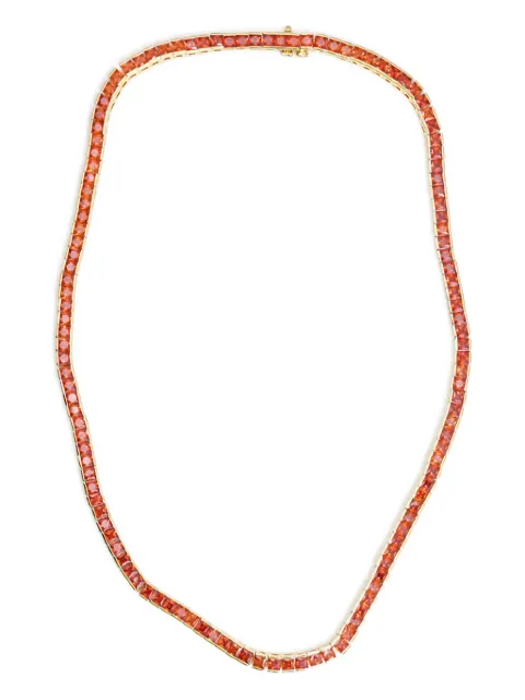 Izabel Display Tennis square necklace