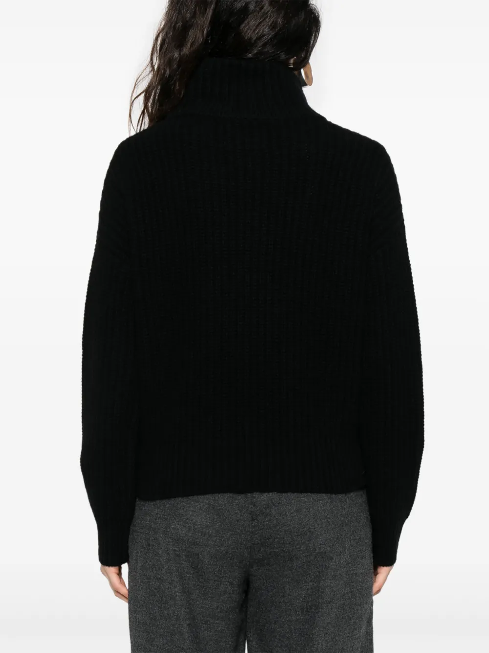 Turtleneck Ribbed Jumper