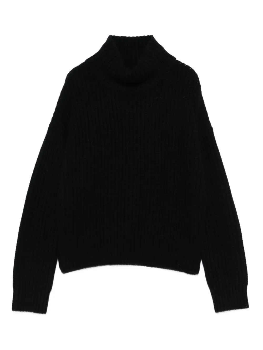 Lisa Yang turtleneck ribbed jumper | Black | Image 1