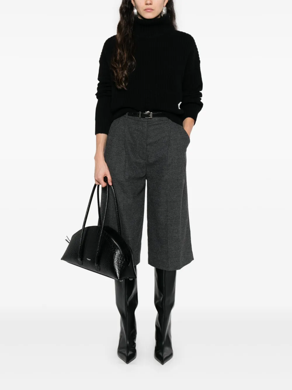 Lisa Yang turtleneck ribbed jumper | Knitted Sweaters | Image 2