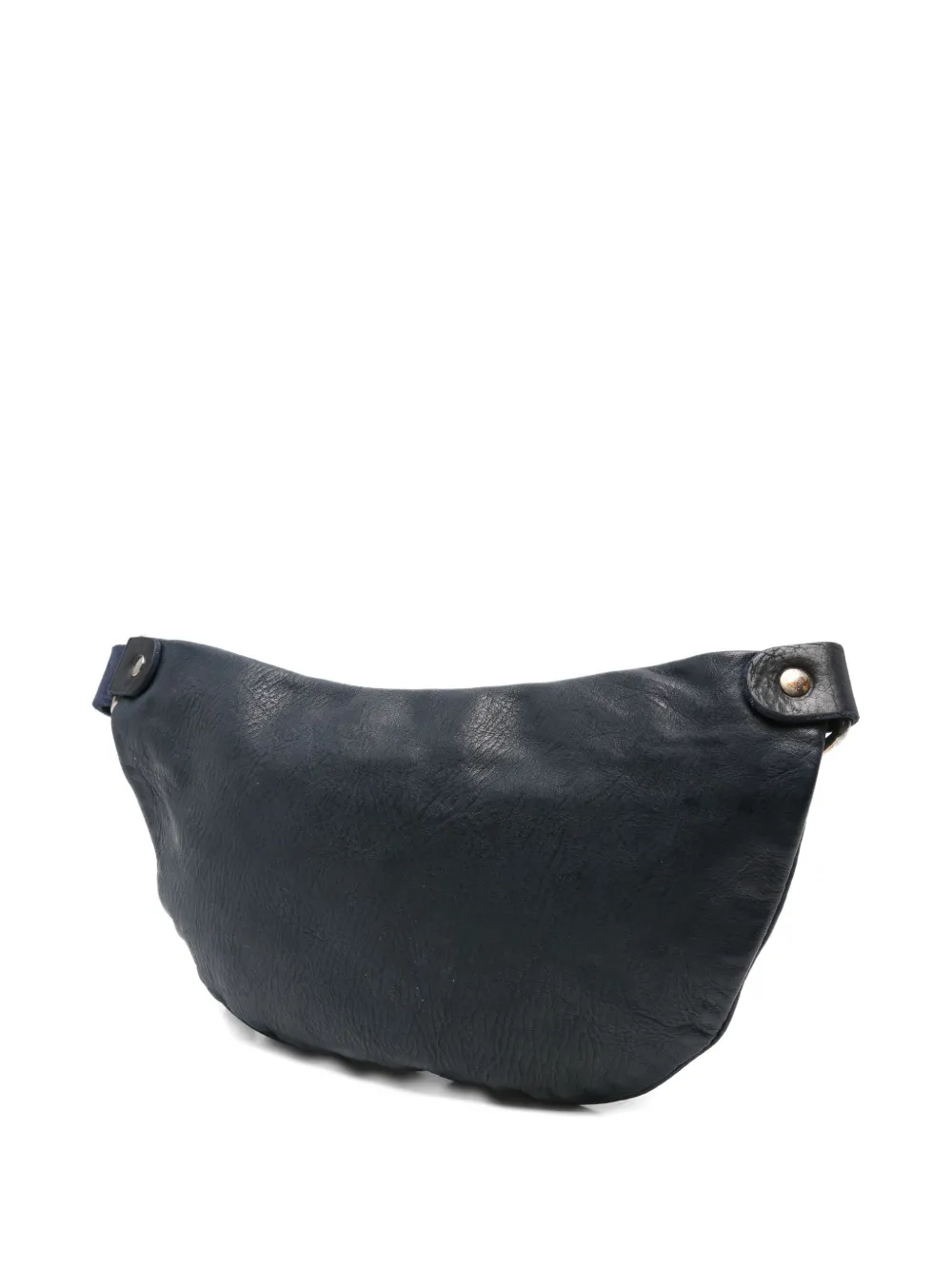 Guidi Leather Belt Bag In Black