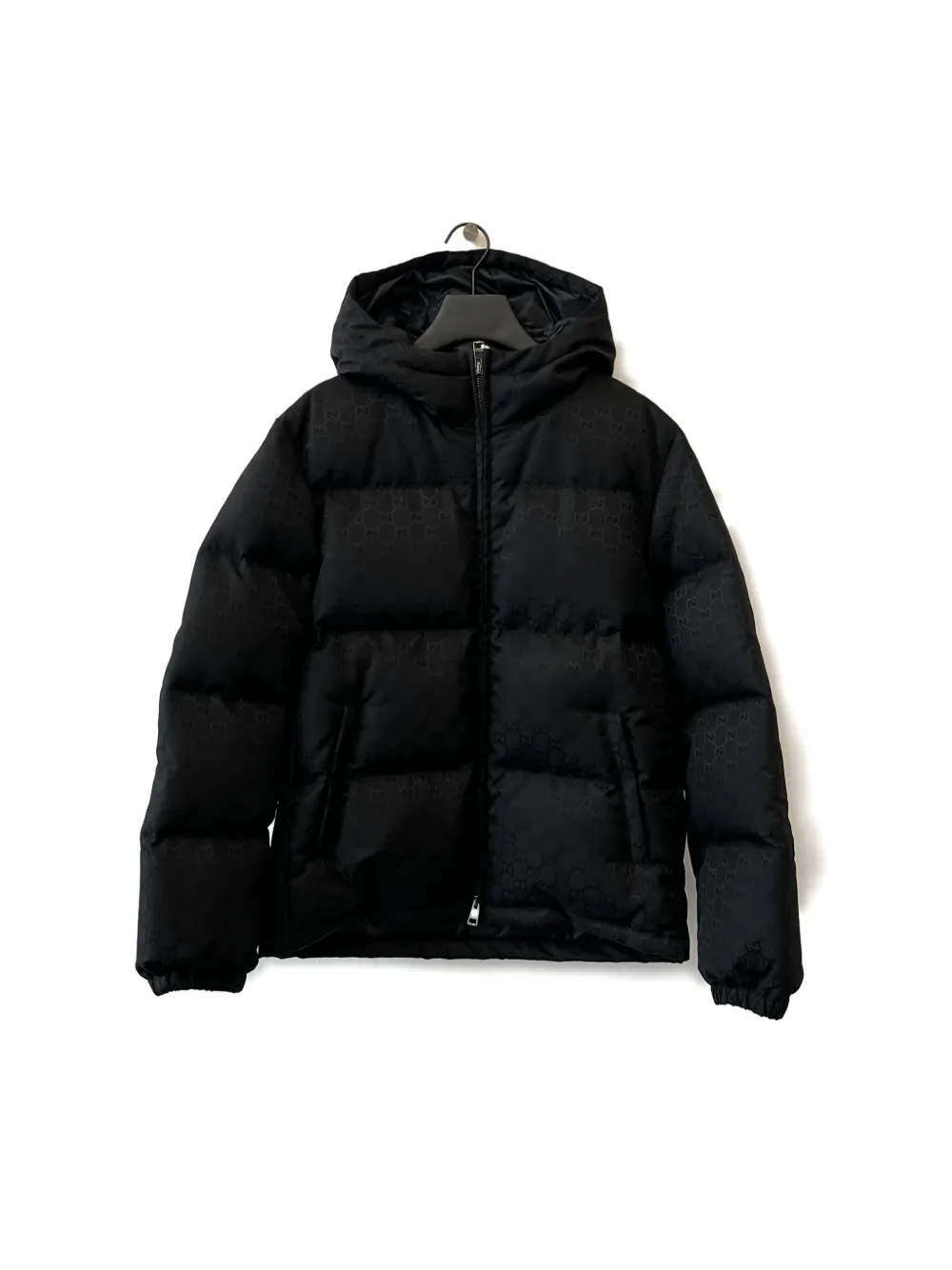 Gucci Gewatteerd donsjack met monogram Zwart