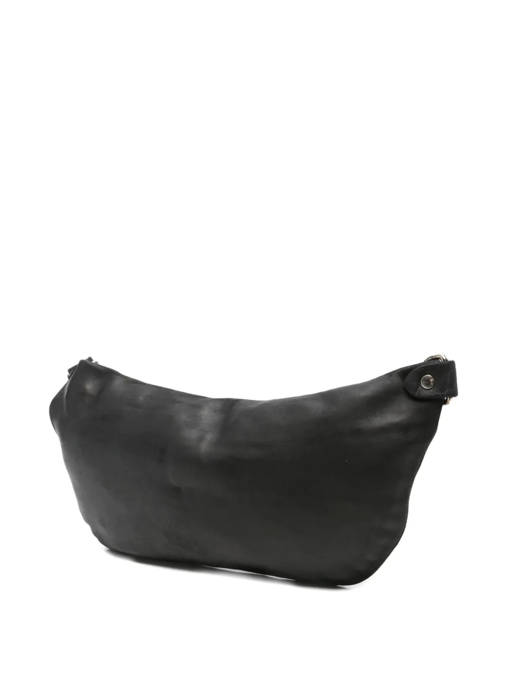 Guidi Zip-fastening Curved Tote Bag In Black