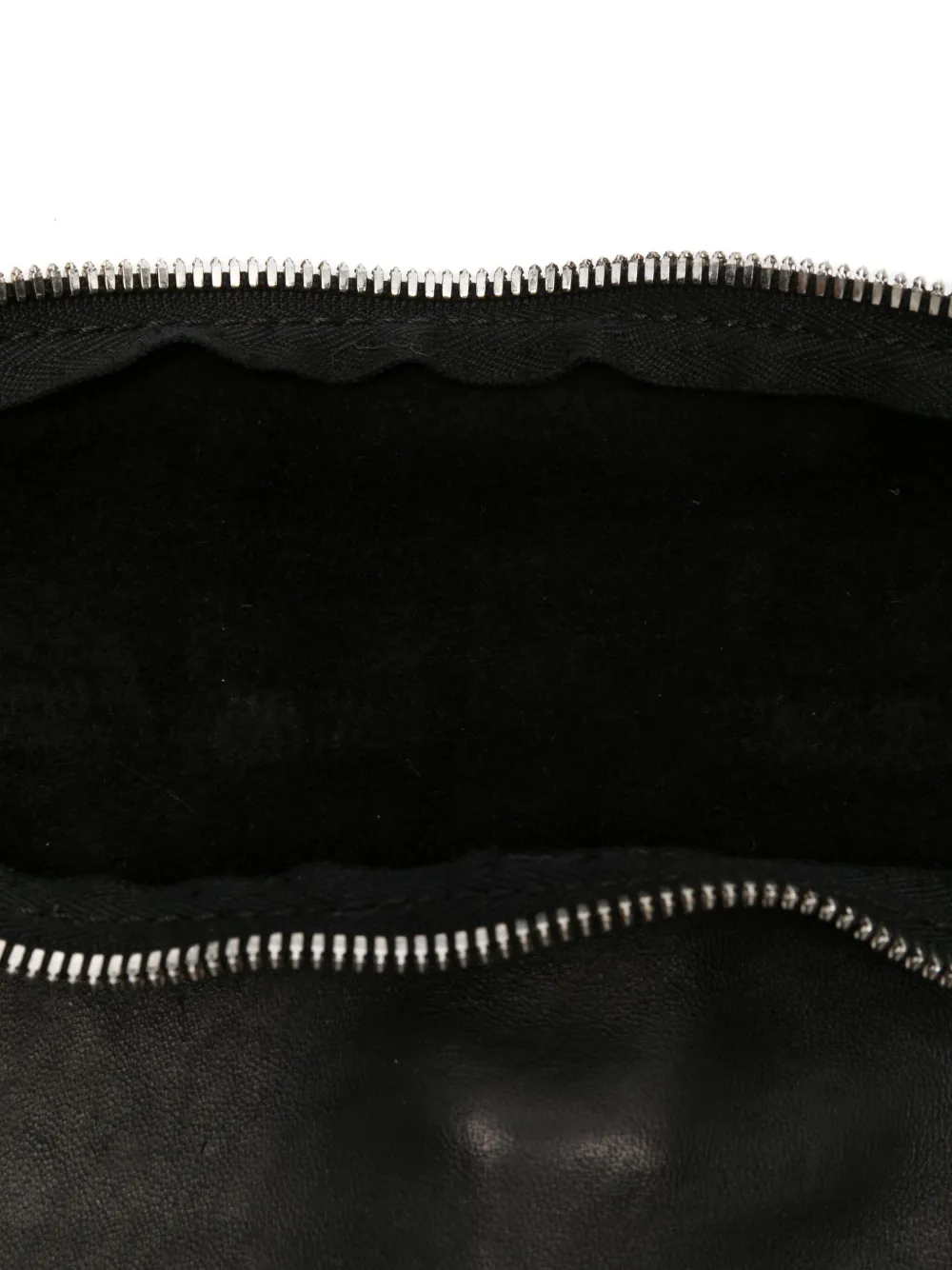 Guidi Zip-fastening Curved Tote Bag In Black