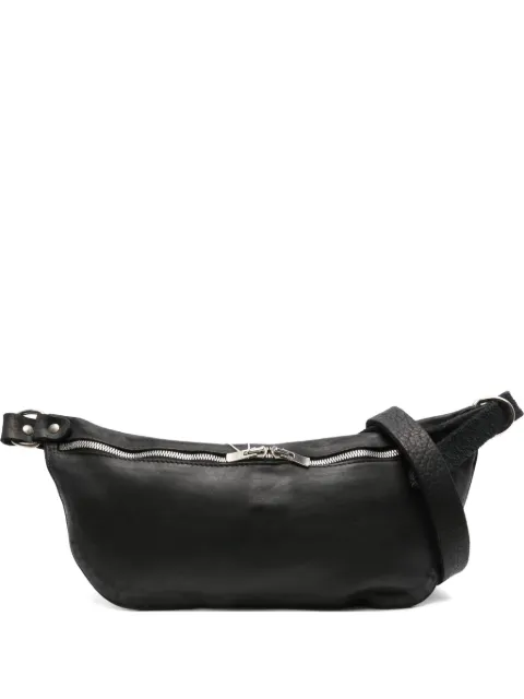 Guidi zip-fastening curved tote bag